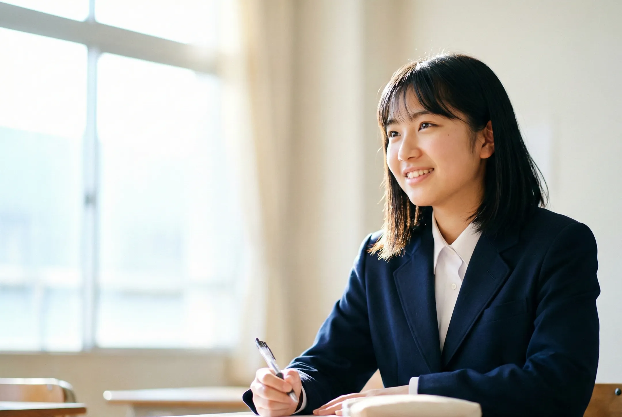 プロ講師による英検®対策レッスンを受ける生徒の様子